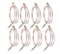Sensor termopar alimentado por gas Válvula termopar universal Gaes de 1,2 m for chimenea, repuesto for caldera de agua, tetera, con 5 piezas fijas.(8 PCS)