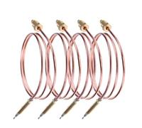 Sensor termopar alimentado por gas Válvula termopar universal Gaes de 1,2 m for chimenea, repuesto for caldera de agua, tetera, con 5 piezas fijas.(4 PCS)