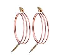 Sensor termopar alimentado por gas Válvula termopar universal Gaes de 1,2 m for chimenea, repuesto for caldera de agua, tetera, con 5 piezas fijas.(2 PCS)