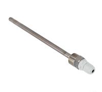 Sensor, Termopozo de acero inoxidable Roscas NPT de 1/2 pulgada, Carcasa del sensor de temperatura Tubo ciego de 4 puntos Cubierta protectora del tanque de agua (150 mm)