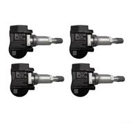 Sensor TPMS, paquete de 4 sistemas de monitoreo de presión de neumáticos 103460200A preprogramado, fácil de instalar, larga duración de la batería para propietarios de automóviles (negro149070101C)