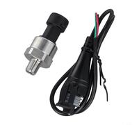 Sensor transductor de presión de combustible NPT de 5 V 1/8 pulgadas 0.5-4.5 V para aceite, agua, aire, gas, emisor de presión industrial IP67 con arnés de cableado (150 psi)