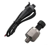 Sensor transductor de presión de combustible NPT de 5 V 1/8 pulgadas 0.5-4.5 V para aceite, agua, aire, gas, emisor de presión industrial IP67 con arnés de cableado (1000 psi)