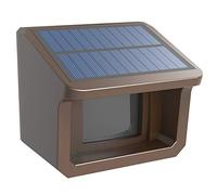 Sensore per vialetto - Sensore/rivelatore di movimento esterno Senza fili Extra solare per allarmi HTZSAFE-800 m (1/2 miglio) raggio di trasmissione Senza fili-3 sensibilità regolabili, HB-T904