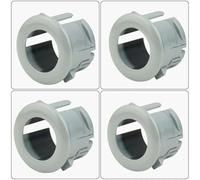 Sensores Aparcamiento PDC 4 Piezas 89348-33010 89348-33010-C0, Soporte de Cubierta retención para Sensor estacionamiento, para Toyota para Lexus RX350 Asist Sensor PDC(Blanco)