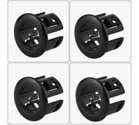 Sensores Aparcamiento PDC 4 Piezas 89348-33010 89348-33010-C0, Soporte de Cubierta retención para Sensor estacionamiento, para Toyota para Lexus RX350 Asist Sensor PDC(Negro)