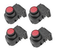 Sensores de aparcamiento compatibles con Kia Car Bumper Pdc Sensor de aparcamiento Control de distancia automático, asistencia inversa 95720g6100 (beige, 4 piezas) (4 piezas/rojo)