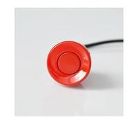 Sensores De Aparcamiento Radar Marcha Atrás Trasero para Coche 22 Mm Negro Rojo Azul Plateado Dorado Blanco Gris Champán Kit Sensor Aparcamiento Monitor(Rojo)