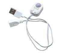Sensores de detección de cuerpo humano, interruptores de sincronización flexible, 15-90 segundos, activado por movimiento, USB, adecuado para sensores de varilla de luz LED