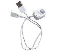 Sensores de detección de cuerpo humano, interruptores flexibles de sincronización de 15 a 90 segundos, interruptores USB activados por movimiento, adecuados para barra de luz LED, sensores de