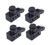 Sensores de estacionamiento ultrasónicos Sensor de estacionamiento PDC con Radar 89341-K0060 89341K0060 para Toyota Camry Sienna Venza(4 pcs Black)