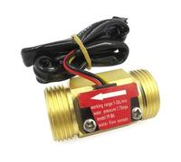 Sensores de flujo de agua de 3/4 pulgadas para control industrial, circulación de líquidos, CC 3.5V-24V 1-30L/min contador de medidor