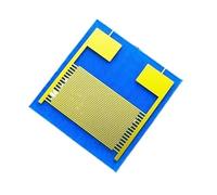Sensores de gas con electrodos de oro interdigitados de PET flexibles - Chip de condensador IDE personalizable de 10 mm x 10 mm(20PCS)