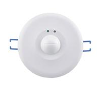 Sensores de microondas de 5.8 GHz, interruptores ajustables integrados, detectores de movimiento humanos automáticos, sensores de inducción automática, fácil de usar, inducción automática para