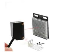 Sensores fotoeléctricos Sensor cuadrado de 35 cm ajustable, NPN, PNP, lente de espejo, fotocélula óptica difusa, interruptores de proximidad E3Z-LAS(E3Z-LAS-R8,NPN NO)