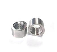 Sensores Oxígeno 2 Piezas M18 * 1.5 O2 Sensor De Oxígeno Base Espacio Curvo Tuerca Con Muesca Tapón De Soldadura Bsae Redondo