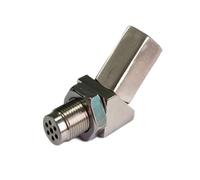Sensores Oxígeno Adaptador Espaciador Universal 90 Grados, 135 Grados Y 180 Grados Para Sensor Oxígeno Catalítico Para Mini O2, Luz Motor, Tapón Verificación CEL Sonda Lambda(135 degree spacer)