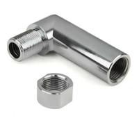 Sensores Oxígeno Espaciador Sensor Oxígeno Escape Para Automóvil, Ángulo 90 Grados, M18 X 1,5, O2 CEL Fix, Extensión Espaciador De Sensor De Oxígeno Sensor De Oxígeno