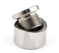 Sensores Oxígeno Tapón Hexagonal Y Tuerca De Base Con Muesca Para Sensor Lambda, Adaptador Soldado Para Instalación Oxígeno, M18 * 1,5
