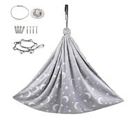 sensorial - Franela, 90,55 x 59,06 Pulgadas, Silla giratoria Pod, diseño de Hamaca Ajustable | Pod de relajación Luminoso montado en Puerta, Asiento de Yoga para Dormitorio, sa