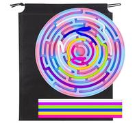 Sensory Activity Board Silicone, Sensory Activity Board, With 12 Ropes, Calming Sensory Board, Sensory Board for Kids, Autism Anxiety Activity Board Suitable for Children Over 3 Years Old or Adults