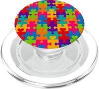 Sensory Autistic Mom Autism Awareness Love PopSockets PopGrip para MagSafe