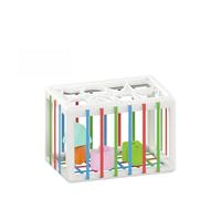 Sensory Bin Toys - Rainbow Building Blocks Matching Box, Early Education Toys, Soft Safe Colorful Pieces | Fun Learning Solution For 1-Year-Old Children Development AC