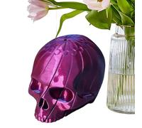 Sensory Desk Toy - Articulated Skull Figurine, Gothic Stress Relief Accessory with Rotating Internal Gears, Provides Tactile Interactive Feedback, Ideal for Students Adults and Friends