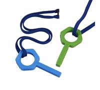 Sensory Direct Chewbuddy Pling Grab Chew & Lanyard - Paquete de 2, juguete sensorial para una ayuda inquieta, masticar o dentición | para niños, adultos, autismo, TDAH, TEA, SPD, motor oral o