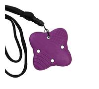 Sensory Direct Chewbuddy Super & Lanyard - Ayuda sensorial individual para masticar o dentición | para niños, adultos, autismo, TDAH, TEA, SPD, motor oral o necesidades de ansiedad | Morado