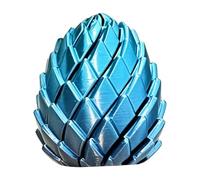 Sensory Fidget Toy, 3D Printed Eggs, 2.56x2.56x2.95 Inches Rotating Grip, Stress Relief Tool with Balance, Desk Play Accessory with Style, Home Accessories for Youth Students Boys Traveling & Bedroom