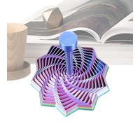 Sensory Fidget Toy - 3D Printed Retractable Spiral Star Shapes for Tactile Stimulation, Stress-Relief Fidget Stars for Calming Focus, Desk and Home Play Tool Men Women Boys Girls Students