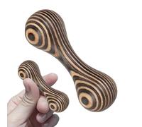 Sensory Fidget Toy - 6cm Mini Wooden Hand Spinner Stress Relief | Cool Office Gadget Smooth Bearing Rotation for Teens, Adults, Men Women, Birthday, Christmas or