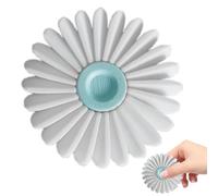 Sensory Fidget Toys, Flower-Shaped Hand Spinners, Multicolored Stress Relief Toy, Easter Egg Filler, Ideal For Kids, Teens, Friends, and Family Fun, Light Blue & White
