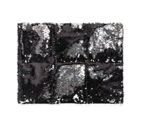 Sensory Owl Almohada Pesada Cojin Sensorial De Regazo para Niños Y Adultos Terapéutico con Lentejuelas Bicolores Alivio del Estrés Ansiedad 2 kg 30 x 40 cm Negro Plata