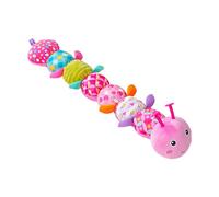 Sensory Plush Caterpillar Teething Doll, Soft Calming Toy for Boys and Girls, Travel-Friendly Nursery, Crib, Stroller, Bedroom Play and Parent Interaction
