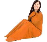 Sensory Sleep Pod The Body Sock para hombres, mujeres y adolescentes, manta original de enfriamiento, lavable a máquina, manta con peso alternativa (naranja, XL/XL)