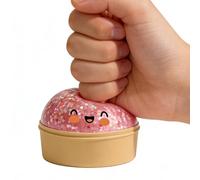 Sensory Squeeze Toy - Glitter Cute Soft Dough Ball | Pinch Toy Rebound Fidget for Kids, Teens, Adults, Women Men, Boys, Girls, Birthday, Christmas or Stocking Stuffers