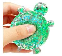 Sensory Squeeze Toy, Glitter Turtle Shape, Stress Relief Balls, Turtle Shape Party Favors, Classroom Dorm College Travel Road Trip Holiday Home School Relaxation Fun Usage