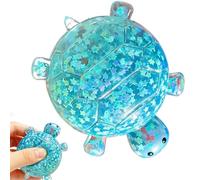 Sensory Squeeze Toy, Glitter Turtle Shape, Stress Relief Balls, Turtle Shape Party Favors, Classroom Dorm College Travel Road Trip Holiday Home School Relaxation Fun Usage