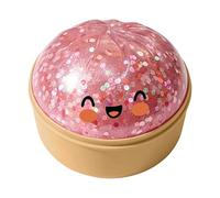 Sensory Squeeze Toy - Soft Glitter Stress Relief for Children Teens Adults | Rainbow Dumpling Balls with Jumbo Fun Texture, Relaxing Focus Play Accessory for Home Office Classroom Study Work