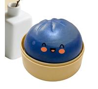 Sensory Squeeze Toy - Soft Glitter Stress Relief for Children Teens Adults | Rainbow Dumpling Balls with Jumbo Fun Texture, Relaxing Focus Play Accessory for Home Office Classroom Study Work