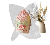 Sensory Squeeze Toy, Soft Silicone Slow Rebound Game, Ice Cream Shaped Stress Relief Toy, Fun Calming Easter Fidget for Kids, Students, Adults, Indoor, Classroom, , Travel, Home, Stocking Stuffer