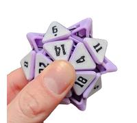 Sensory Toy, Adults Kids Desktop Gadget For Focus, Intricate 3D Printed Fidget Dice, Weighted Resin Material Construction, Decorative Desk Study Work Office Supply, Quiet Click Relief Tool