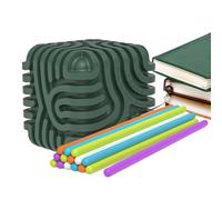Sensory Toy, Fidget Toy, 3.19x3.19x3.19 Inches Activity Board, Silicone Textured Tactile, Compact Handheld Calming Tool for Kids Teens Adults to Enhance Focus and Fine Motor Skill Development