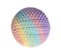 Sensory Toy, Spiky Sensory Ball, Cool Tactile Puzzle 8.3cm Focus with Spiky , Flexible Calming Ball, Portable Tool with Circular Build, Quiet Fidget for Office and Airplane
