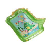 Sensory Toys for Babies, Inflatable Waterproof Water Mat with Floating Shapes, Indoor Tummy Time Gym for Toddler Kids Outdoor Beach Pool Camping Floor Activity Playtime Fun
