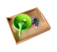 Sensory Toys Set, Preschool Colorful Bell Scooping, Kids Fine Motor Skill Activity Kit, Learning Hand Eye Coordination Tool, Home Kindergarten Homeschool Birthday Party Use for Boys Girls 18 pulgadas