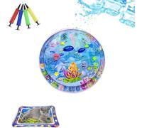 Sensory Water Play Mat for Cats, 2024 New Cat Water Play Mat, Thickened Water Sensor Play Mat, Sensory Water Mat for Pet, Keeping Cats Entertained, Pet Cooling Mat for Summer With air pump (#29)