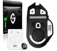 SensoryBoost Rush Glass Glides Set Compatible con Razer Basilisk V3 PRO - Ultra Rápido & Suave, Pulido, Redondeado y Resistente - Pies de Repuesto para Ratón, Patines (no para Mousepad de Cristal